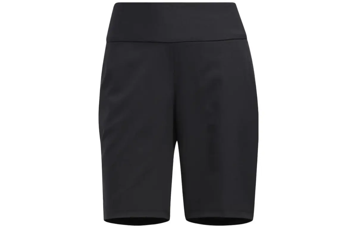 Adidas Casual Shorts Women's Black Moderate Straight Fit Pants