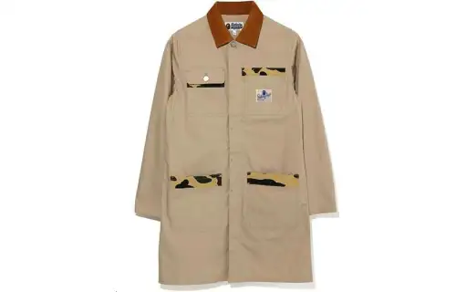A BATHING APE Bape Long Sleeved Dresses Women's Mid Length