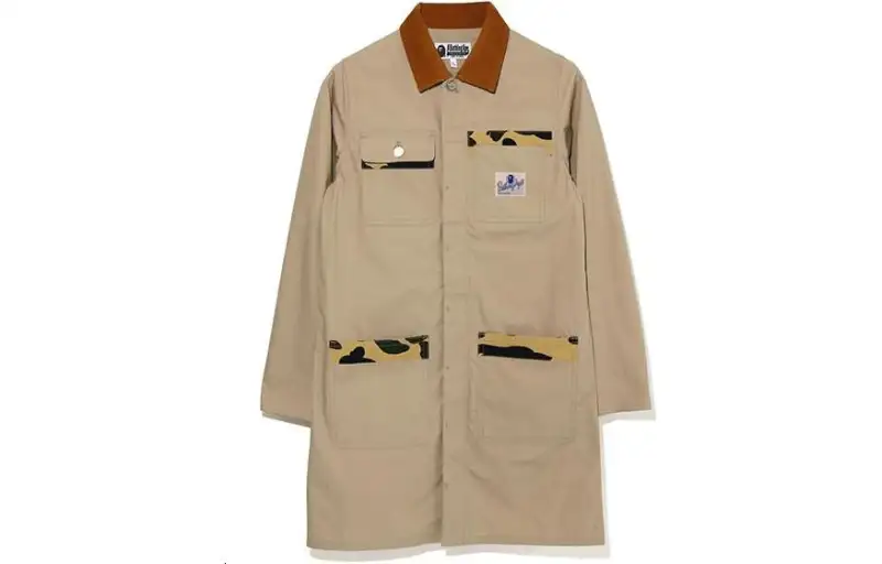A BATHING APE Bape Long Sleeved Dresses Women's Mid Length