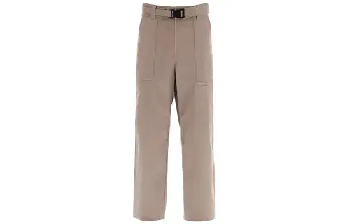 DIOR Homme Belted Straight Leg Pants