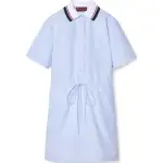 GUCCI SS24 Short Sleeved Dress Women's Blue
