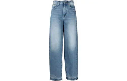 OFF-WHITE High-rise Wide-leg Jeans