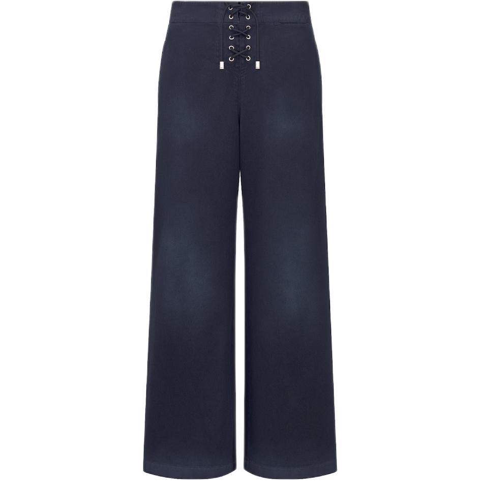 Christian DIOR Lace Up Wide Leg Pants