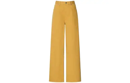 UNIQLO X MARNI Jeans Women's Mustard Moderate Straight Fit Pants