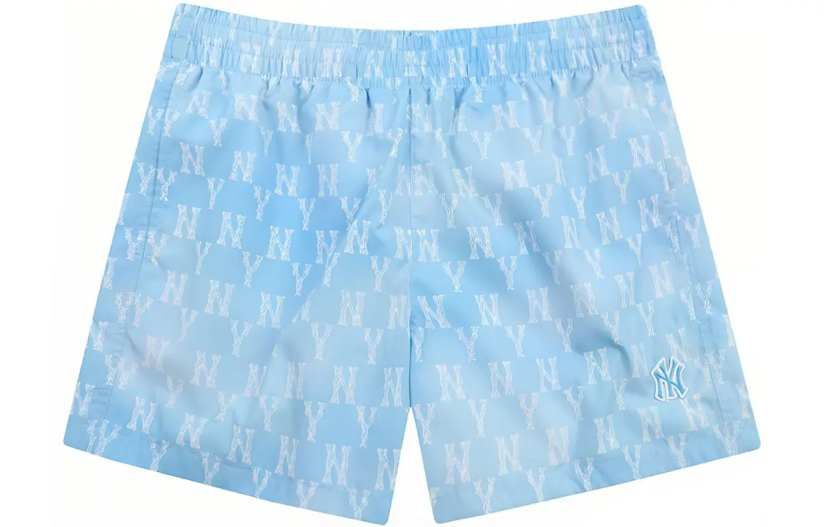 MLB Monogram Casual Shorts Women's Blue Moderate