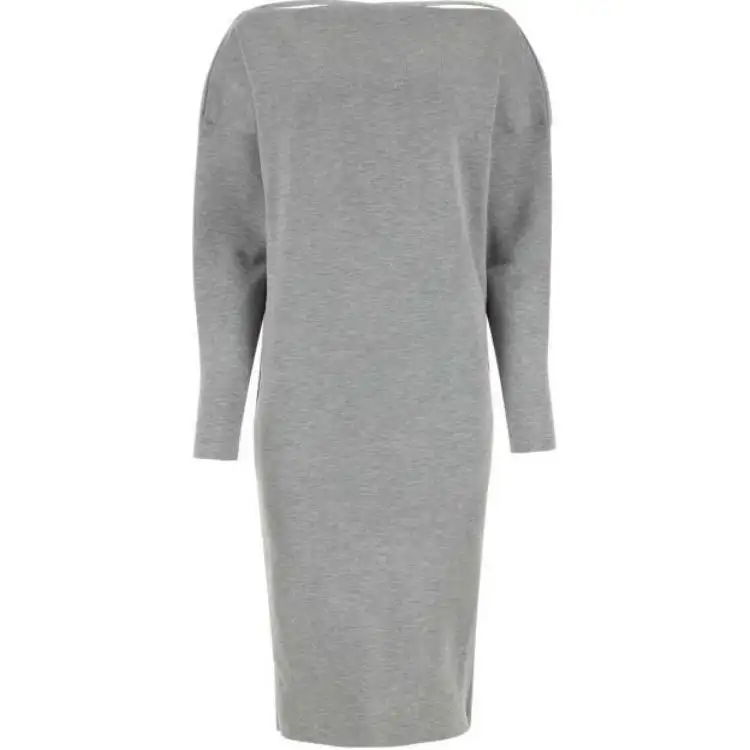 GUCCI Wrap Designed Stretched Midi Dress