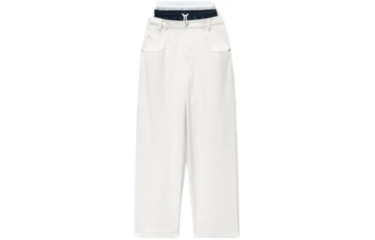 Alexander Wang Tri layer Wide leg Jeans