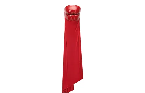 LOEWE Sleeveless Dresses Women's Red Moderate