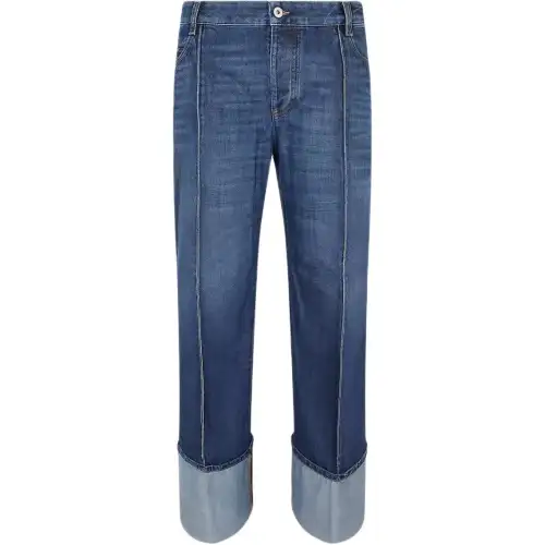 Bottega Veneta Regular Fit Cropped Jeans