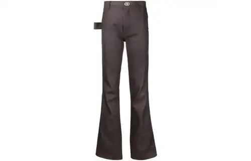 Bottega Veneta Jeans Women's Umber Moderate Flared Pants