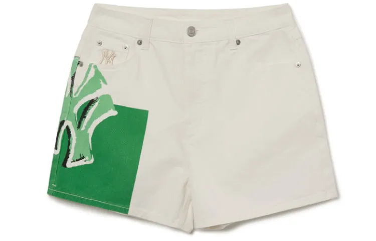 MLB Pop Art Casual Shorts Women's White