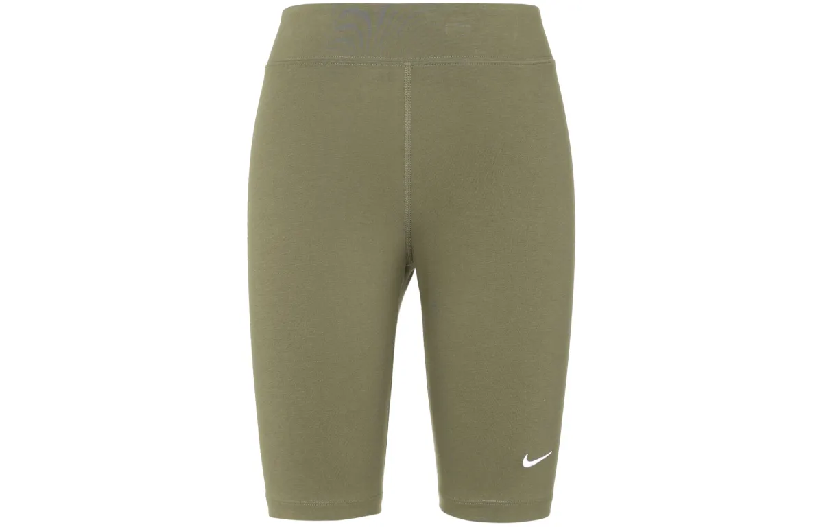 Nike Sportswear Essentials Casual Shorts Women's Green Moderate