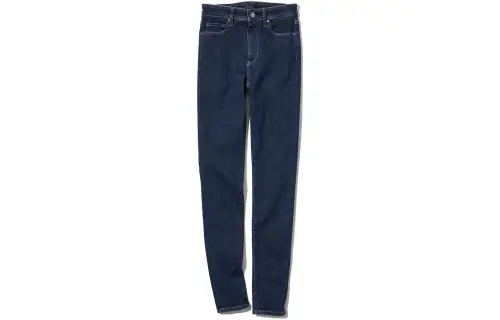 UNIQLO Jeans Women's 66 Blue Moderate Straight Fit Pants