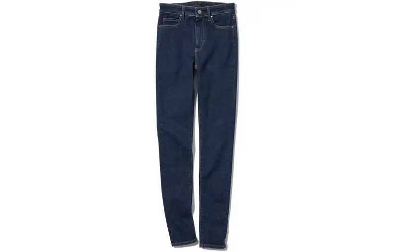 UNIQLO Jeans Women's 66 Blue Moderate Straight Fit Pants