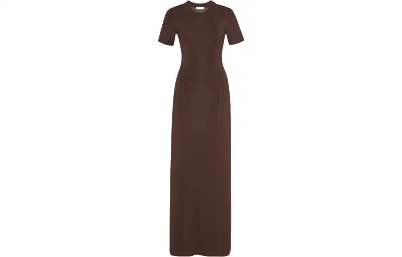 THE ROW Short Sleeved Dresses Women's Brown