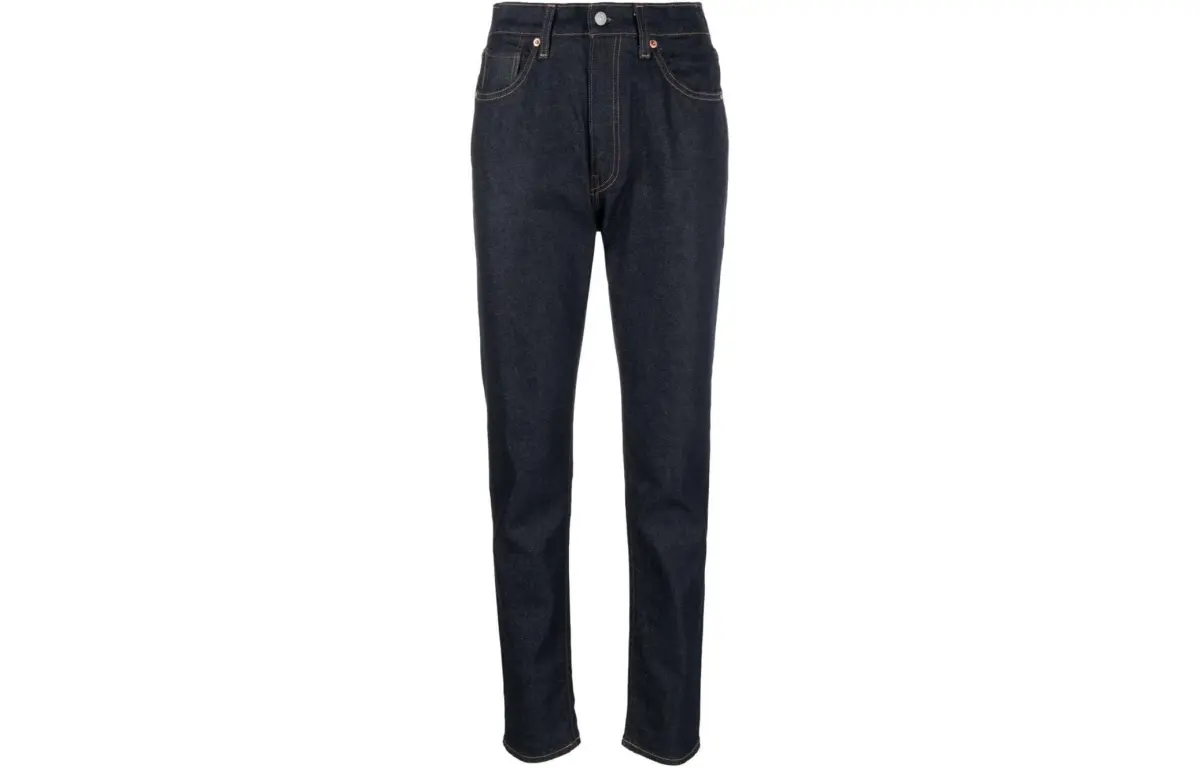 Levis mid-rise tapered-leg jeans