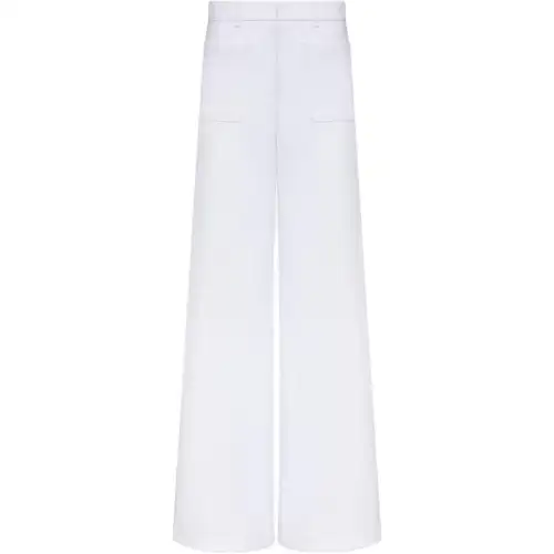 DIOR Jeans Women's White Moderate Flared Pants