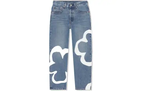 Levis Jeans Women's Blue Moderate Straight Fit Pants