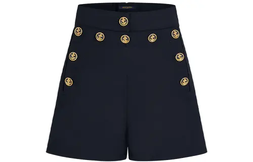 LOUIS VUITTON New Quarterly Products Of LV Casual Shorts Women's Marine Blue