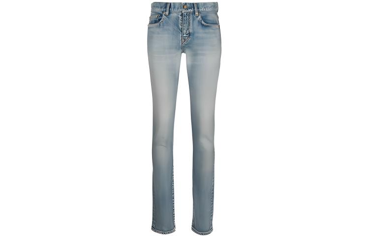 Женские штаны SAINT LAURENT (голубые)
