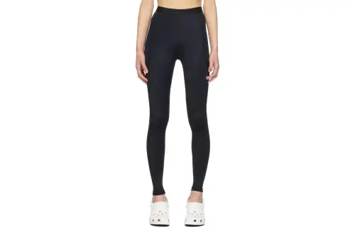 Balenciaga High Rise Logo Printed Leggings