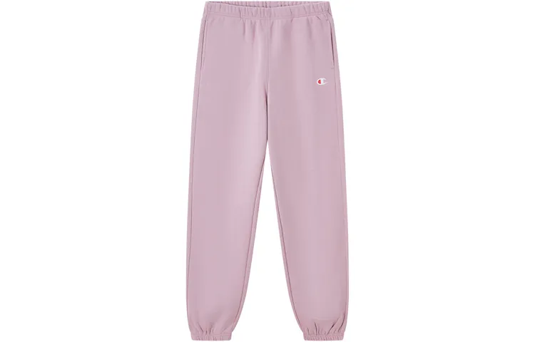 Champion Micro Stretch Thickened And Fleece Lined Pants With Small C Logo Casual Solid Color Dopamine Cuffed Pants