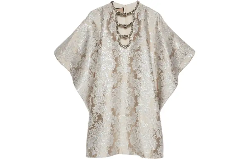 【Previous Season】floral-jacquard mini dress