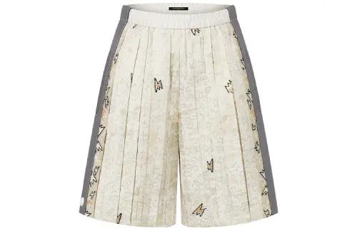 LOUIS VUITTON New Quarterly Products Of LV Casual Shorts Women's Ivory Moderate