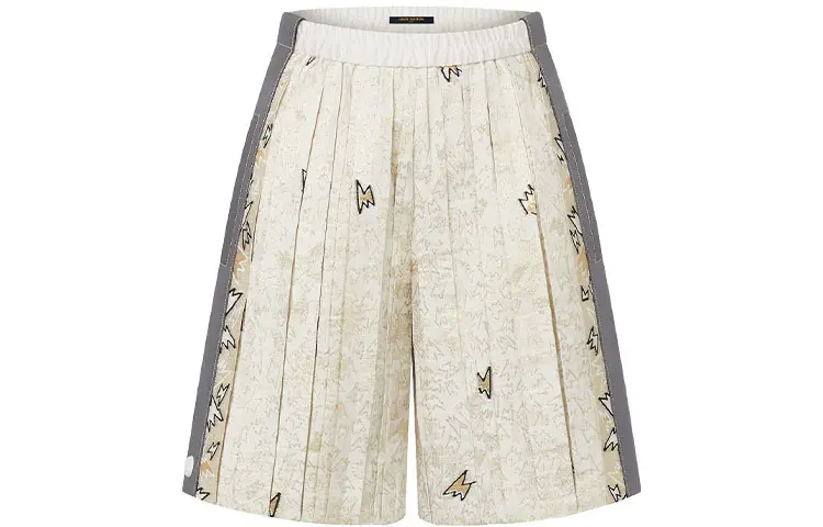 LOUIS VUITTON New Quarterly Products Of LV Casual Shorts Women's Ivory Moderate
