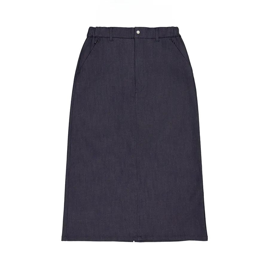 New Balance MET 24 Denim Long Skirt Women's Indigo