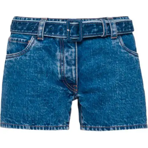 PRADA Casual Shorts Women's Blue Moderate