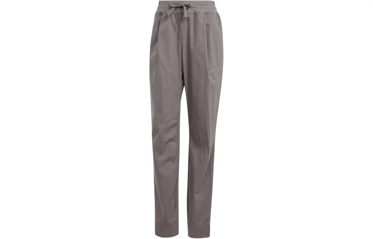 Adidas Terrex Multi Knit Joggers Knitted Sweatpants Women's Gray
