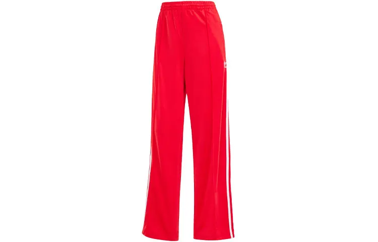 adidas originals Firebird Loose Track Tracksuit Bottoms Red