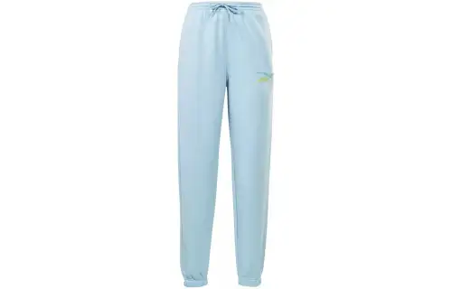 Reebok VECTOR GRAPHIC JOGGER Knitted Sweatpants Women's Light Blue