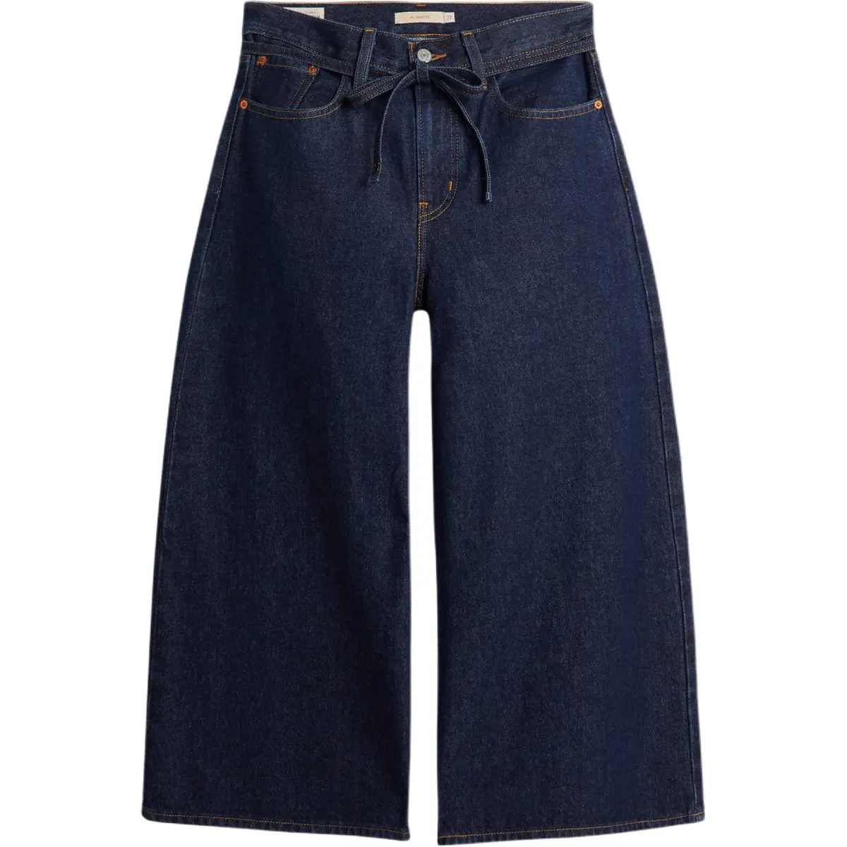 Levis tie-waist cropped jeans