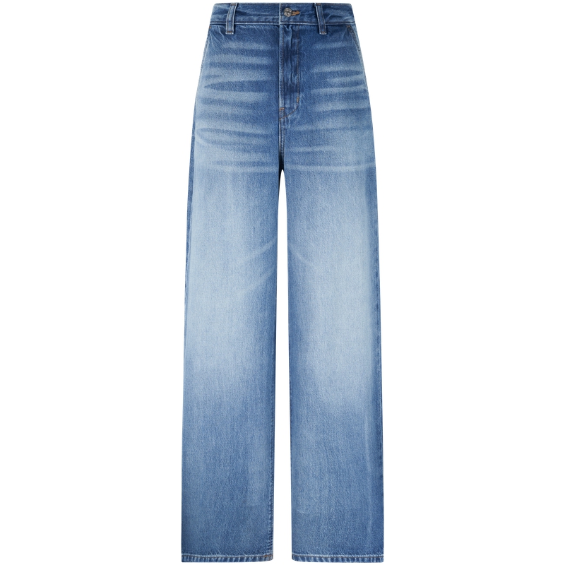 Женские штаны CALVIN KLEIN Jeans Retro Whisker (синие)