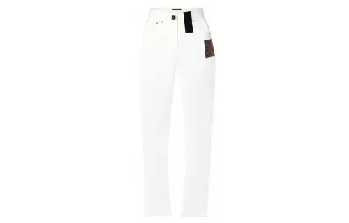 LOUIS VUITTON FW22 Jeans Women's White