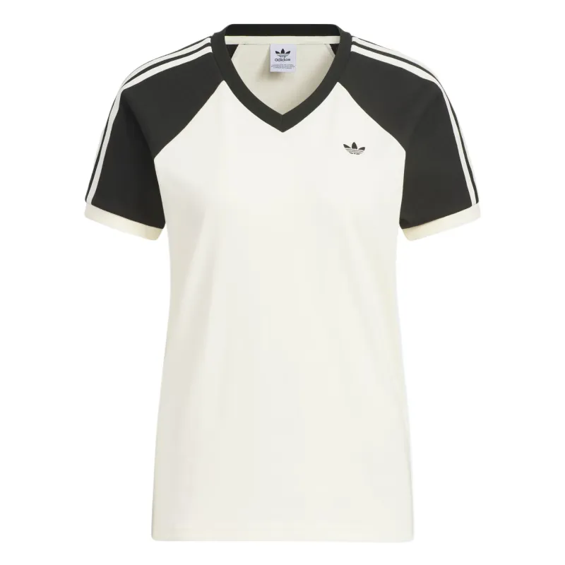 Adidas Originals Raglan Sleeve T Shirt Women's Ivory/Black