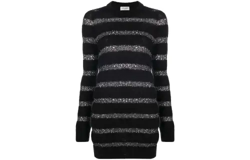 SAINT LAURENT Long Sleeved Dress Women's