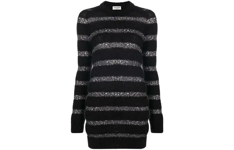 SAINT LAURENT Long Sleeved Dress Women's