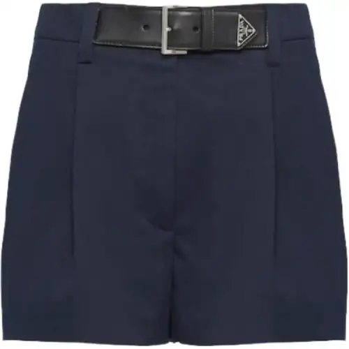 PRADA Casual Shorts Women's Marine Blue Moderate