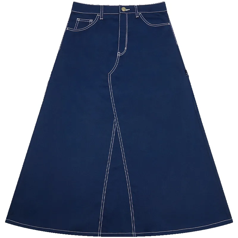 Dickies Long Skirt Women's Navy Blue