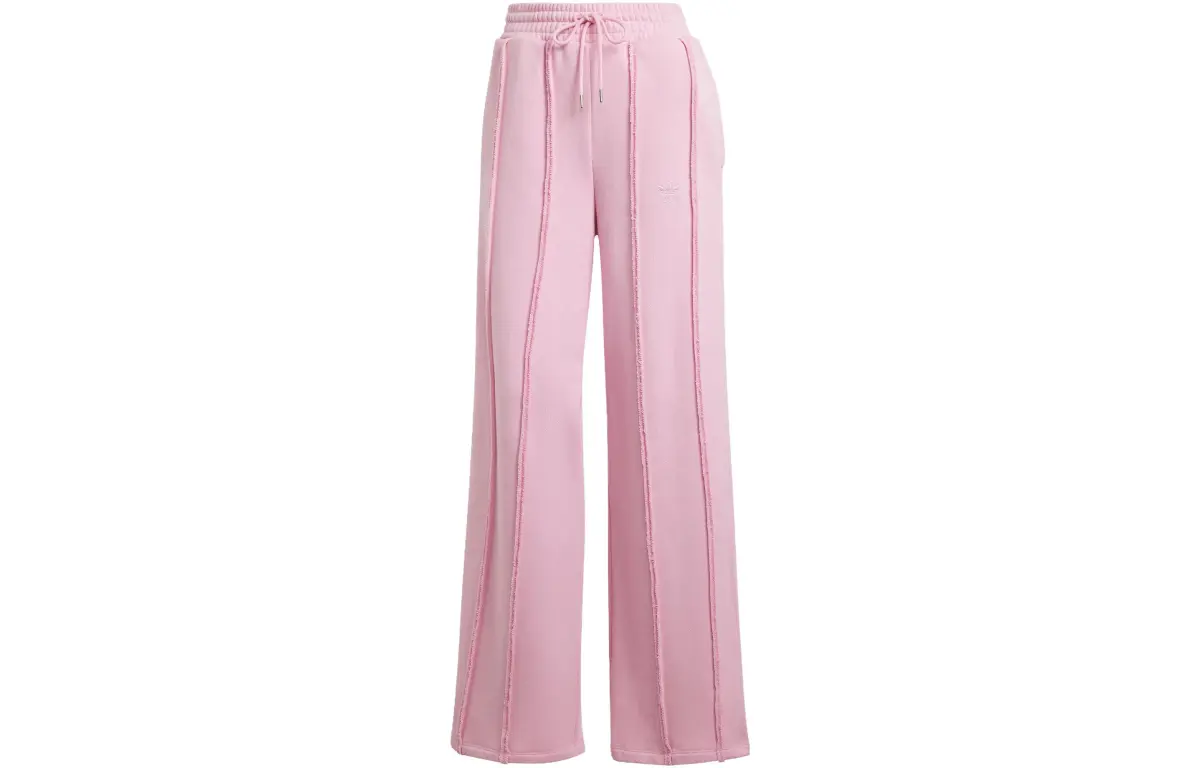 Adidas Originals DISTRESSED SWEAT PANTS Knitted Sweatpants Women's Pink