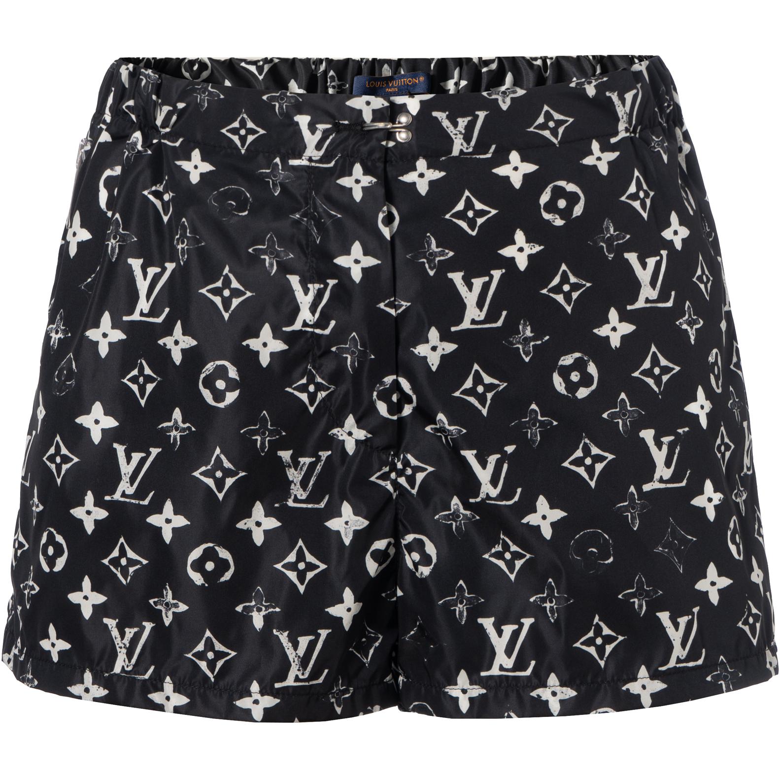 Женские штаны Louis Vuitton Logo (черный)