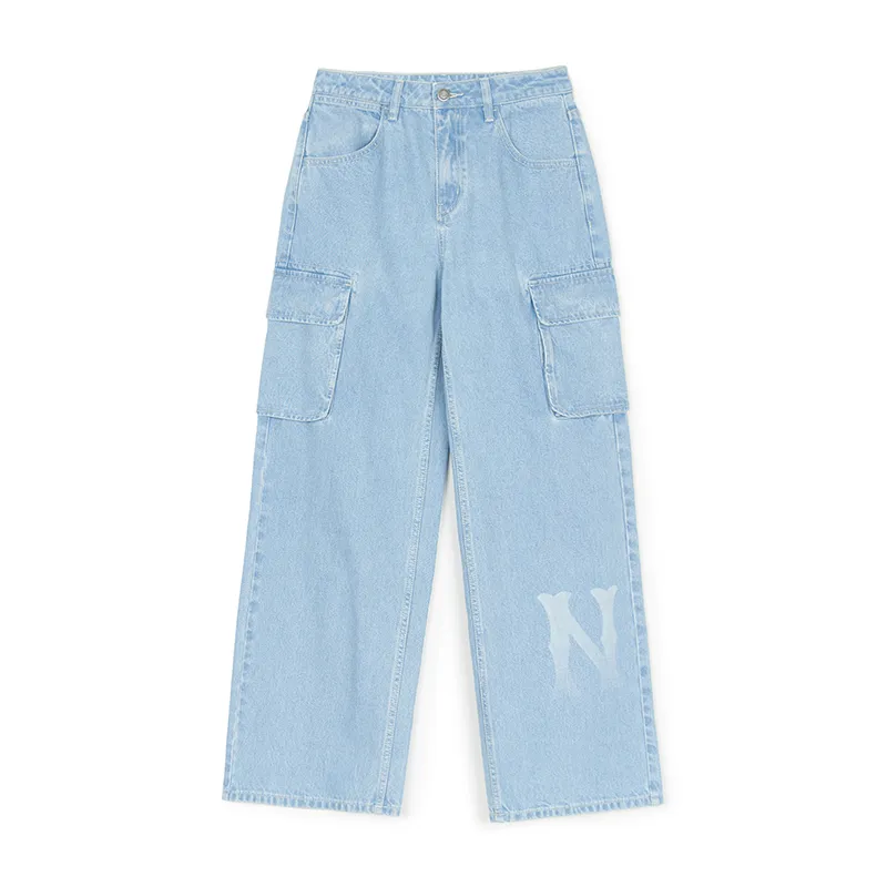 MLB New York Yankees Jeans Women's Light Blue
