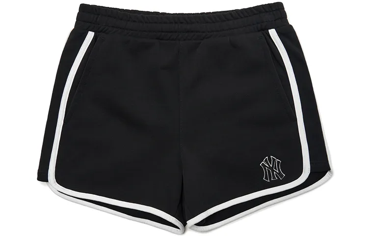 MLB Basic Logo Casual Shorts Women's Black Moderate