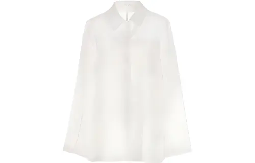 THE ROW Shirts Women's White Lapel Moderate