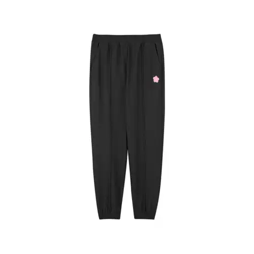 Skechers Knitted Sweatpants Women's Carbon Black Moderate Cuffed Pants