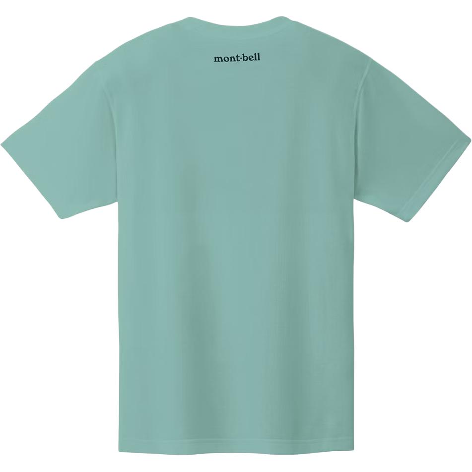 MONTBELL SS25 Quick Dry T Shirts Unisex Dark Gray
