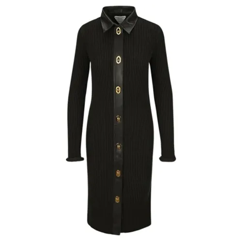 Bottega Veneta Long Sleeved Dress Women's Black